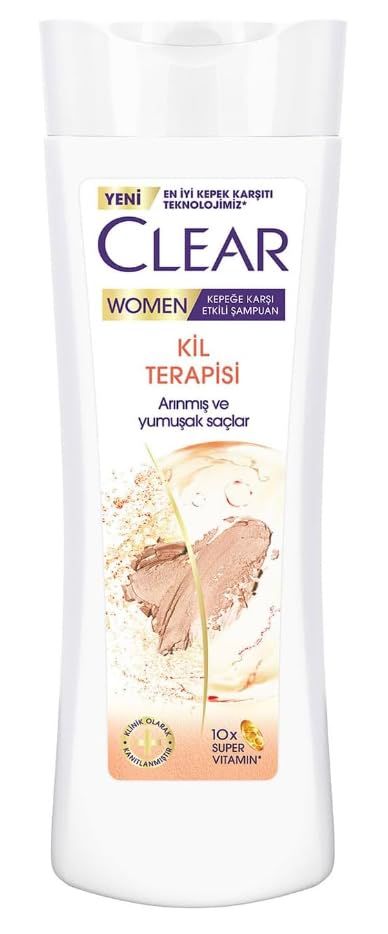 Generic Clear Women Clay Therapy Anti-Dandruff Shampoo 350 ML, 11.8 Fl Oz (Pack of 1)