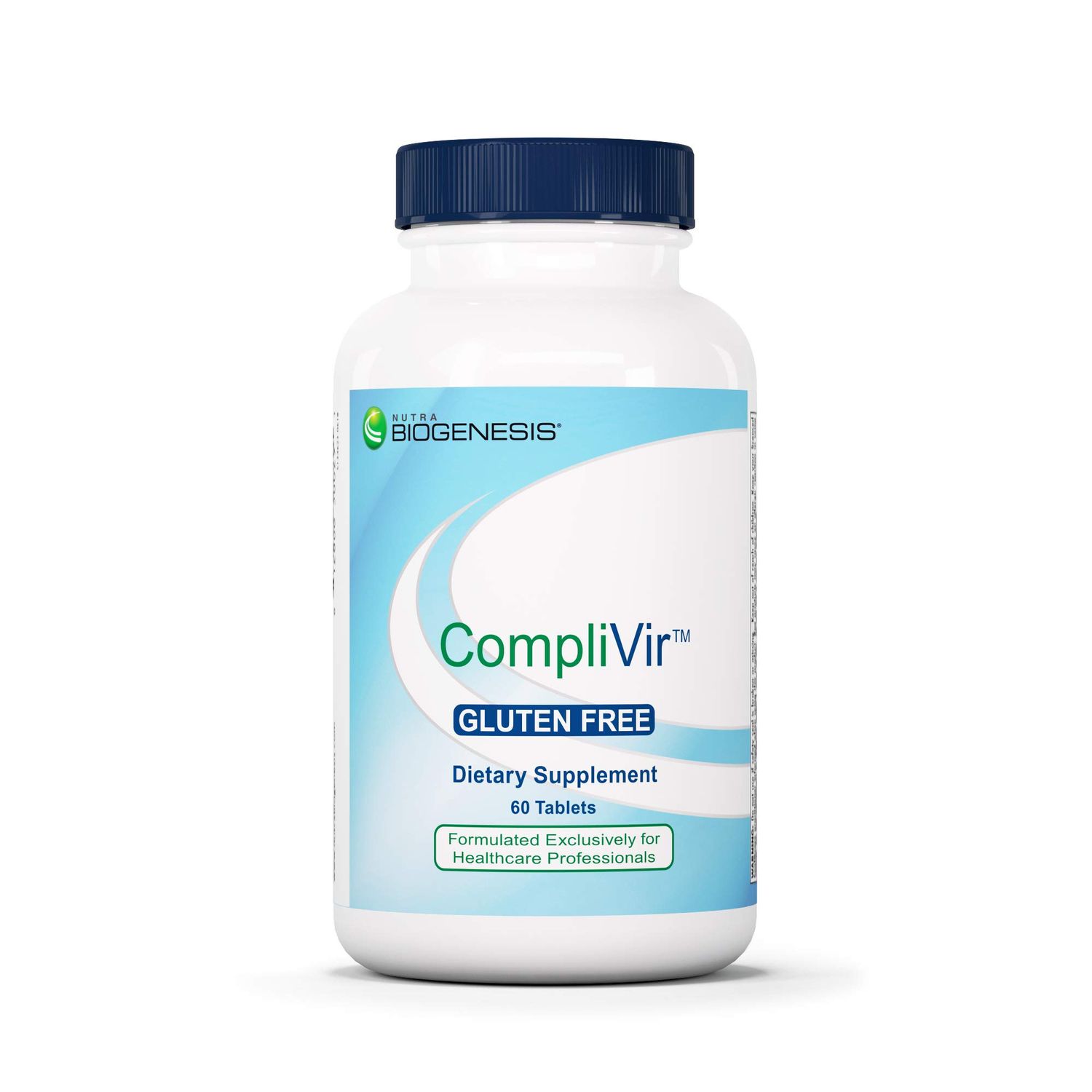 Nutra Biogenesis CompliVir - Monolaurin and Zinc Supplement for Men and Women, Immune Support for Adults with Vitamin C, Olive Leaf Extract, and Elderberry - 60 Tablets