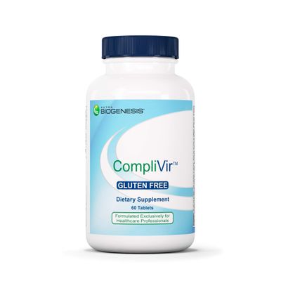 Nutra Biogenesis CompliVir - Monolaurin and Zinc Supplement for Men and Women, Immune Support for Adults with Vitamin C, Olive Leaf Extract, and Elderberry - 60 Tablets
