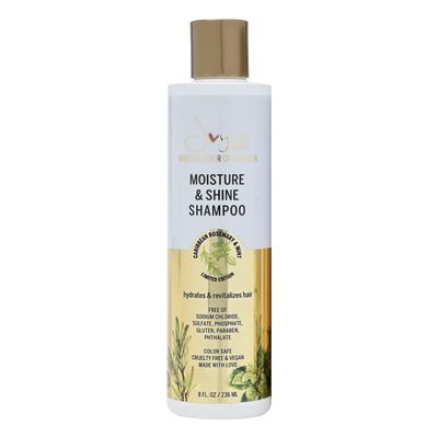 Miracle Elixir Collection Joyce Giraud Moisture Shine Shampoo, Caribbean Rosemary Mint, Hydrates Protects Color, 8 Fl. Oz