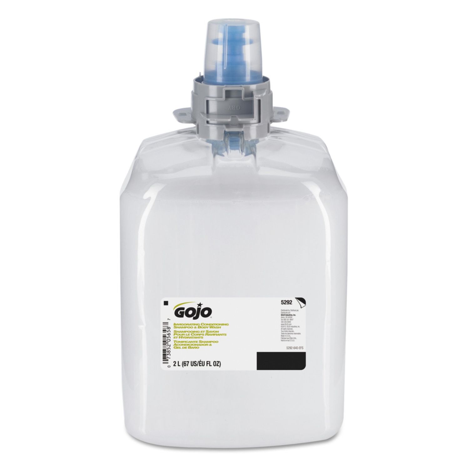 GOJO Shampoo and Body Wash, Fruity, 2L, PK2