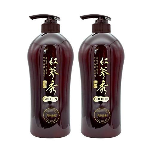 Red Ginseng New Gold Scalp Cleanser (Shampoo) for (Scurf, Itching, Hair Lose)