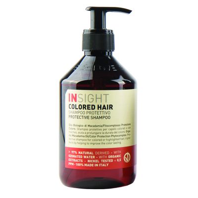 INSIGHT Clean Beauty Moisturizing Shampoo with Organic Macadamia Oil, Hydrating Vegan, 13.5 fl oz