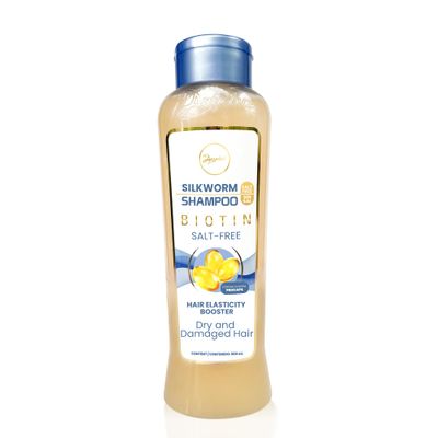 ANYELUZ Silkworm Shampoo, Enhances Hair Elasticity, Softness, Strength, and Natural Shine, Protects Hair from Dehydration, For Dry Hair