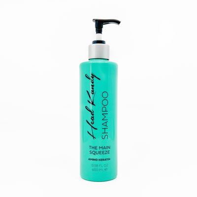 Head Kandy The Main Squeeze AminoKeratin Shampoo (12 oz.) - Enriched Treatment for Moisturizing Damaged Hair - Color Safe, All Hair Types