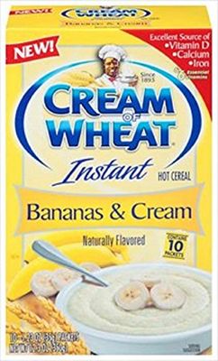 Cream Of Wheat, Bananas Cream, Instant Hot Cereal, 10 Count, 12.3oz Box (Pack of 3)
