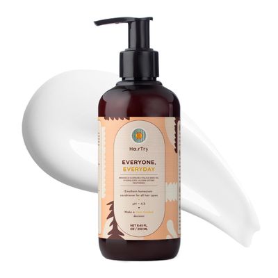 HairTry - Everyone, Everyday Conditioner - Emollient Humectant Formula for All Hair Types - Broccoli Seed Oil - Jojoba Ester Protection - Net 5.88 Fl. Oz 250 ml
