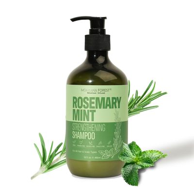 MONTANA FOREST Rosemary Mint Strengthening Shampoo 16 Fl Oz Infused with rosemary and mint extracts, cooling essence of mint refreshingly cleanses hair and scalp
