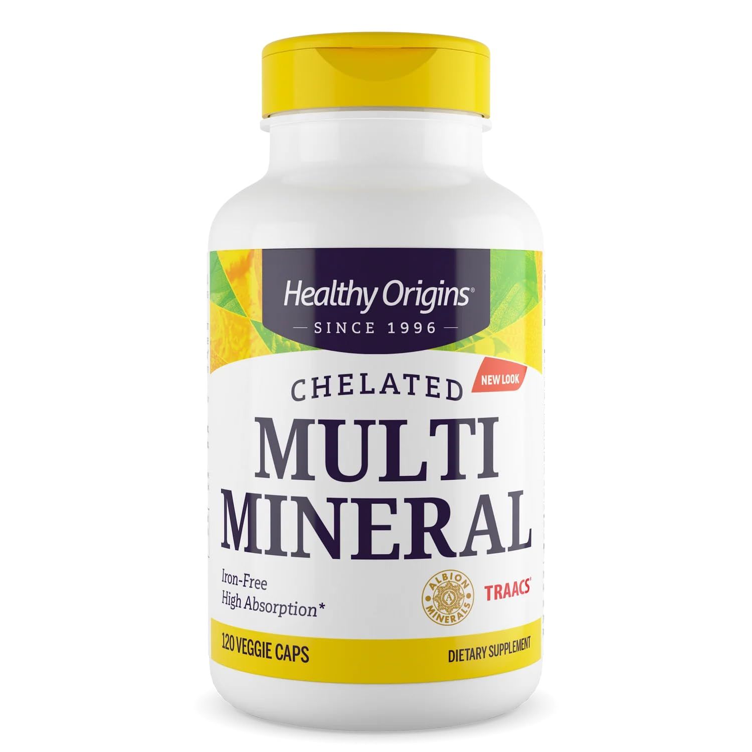 Healthy Origins Chelated Multi Mineral (Albion Minerals, Bioavailable, Non-GMO, Gluten Free), 120 Veggie Caps