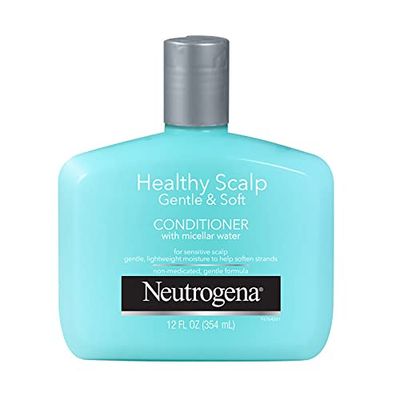 Neutrogena Gentle Soft Healthy Scalp Conditioner for Sensitive Scalp Lightweight Moisture, with Micellar Water, pH-Balanced, Paraben Phthalate-Free, Color-Safe, 12oz