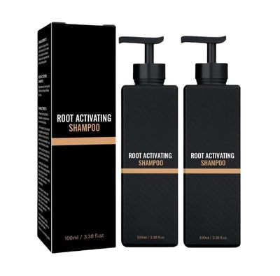 Root Activator Shampoo, Natural Hair Regr wth Shampoos for Men Women 2bottles (100ml1 Bottles)