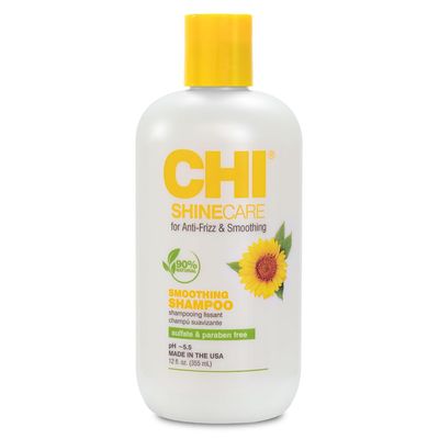 CHI ShineCare Smoothing Shampoo, Transforms Dull Hair Adding Instant Shine And Hydration, Sulfate, Paraben, Cruelty-Free, 12 Oz