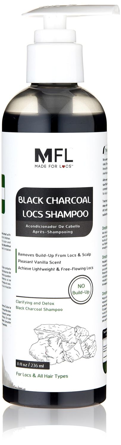 Made For Locs Black Charcoal ShampooRemoves Locs Build-up No Need To Dilute 8 oz
