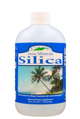 Eidon Ionic Minerals Liquid Silica Mineral Concentrate - Silica Supplement for Hair, Skin and Nails, Silica Drops to Support Collagen Production, Joint and Bone Health, Helps Manage Calcium - 18 oz