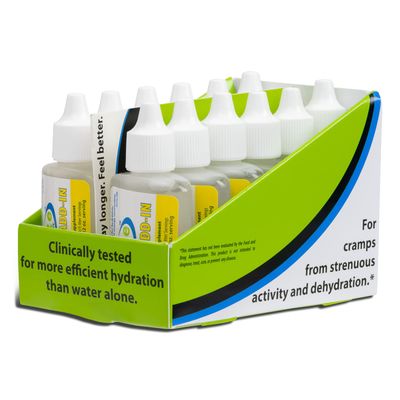 elete Electrolyte Add-in Hydration Drops Sodium, Magnesium, Potassium Trace Minerals 12 Pack of Slight Lemon Flavored Pocket Bottles 24.6 mL Each