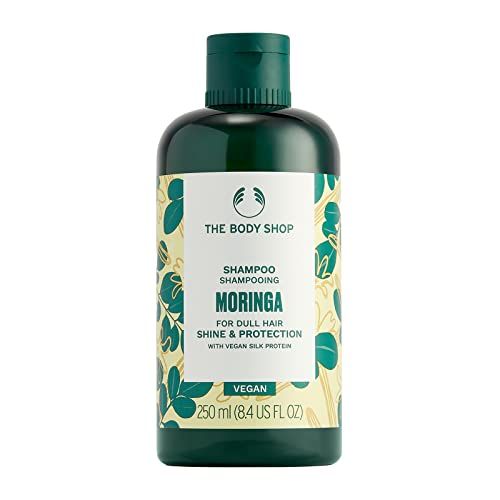 The Body Shop Moringa Shine Protection Shampoo, For Dull Hair, Vegan