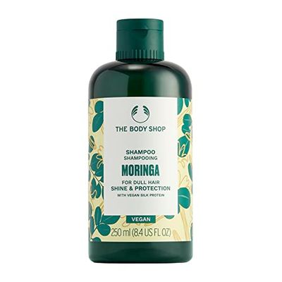 The Body Shop Moringa Shine Protection Shampoo, For Dull Hair, Vegan