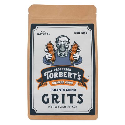 Professor Torbert&#39;s Orange Corn Grits 2lb bag (32oz)