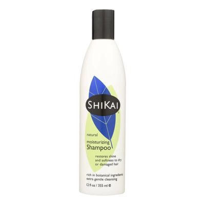 ShiKai Moisturizing Shampoo (12 oz) Extra Gentle Cleansing for Everyday Use Plant Based, pH-Balanced Formula for Clean Hair Scalp