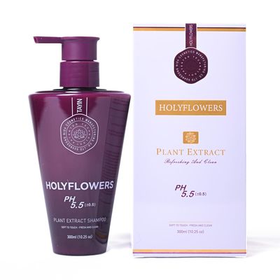 Holyflowers Dandruff Shampoo for Chemical Free Herbal Essence Acidic Bonding Concentrate For All Hair Types Damaged Scalp Repair