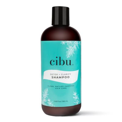 cibu Detox Clarify Shampoo 30007 Cleanses Gently Removes Product Build Up, Chlorine, Hard Water Minerals For All Hair Types Color Treated Revitalize Hair and Scalp Refreshing Scent 11.83oz