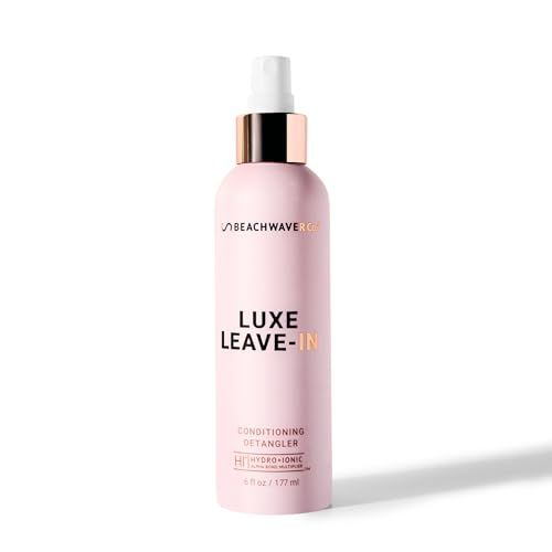 The Beachwaver Co. Haircare Luxe Leave-In Conditioning Detangler - Full Size (6 Oz) Vegan Leave-In Treatment to Hydrate, Smooth, Strengthen wHiX Vegan Bond Multipliers Sulfate Paraben Free