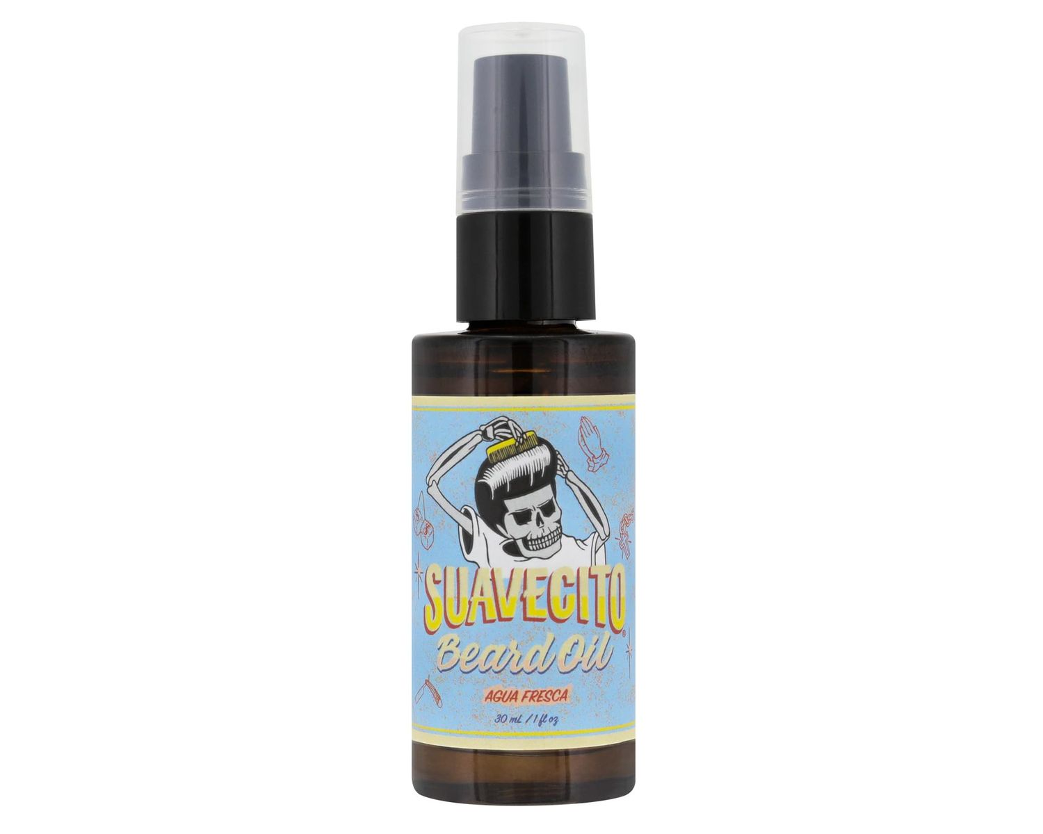 Suavecito Agua Fresca Spring Edition Beard Oil - Leave-In Beard Conditioner For Softening Hair, Hydrating Skin, Eliminating Beard Dandruff, Healthy Beard Growth
