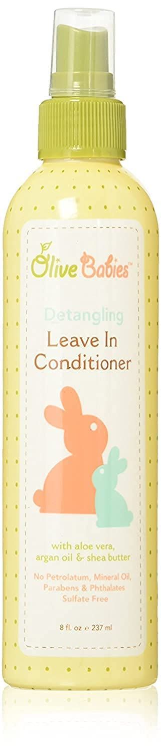 Olive Babies Hair Detangling Leave-in Conditioner Spray, 8 Ounce