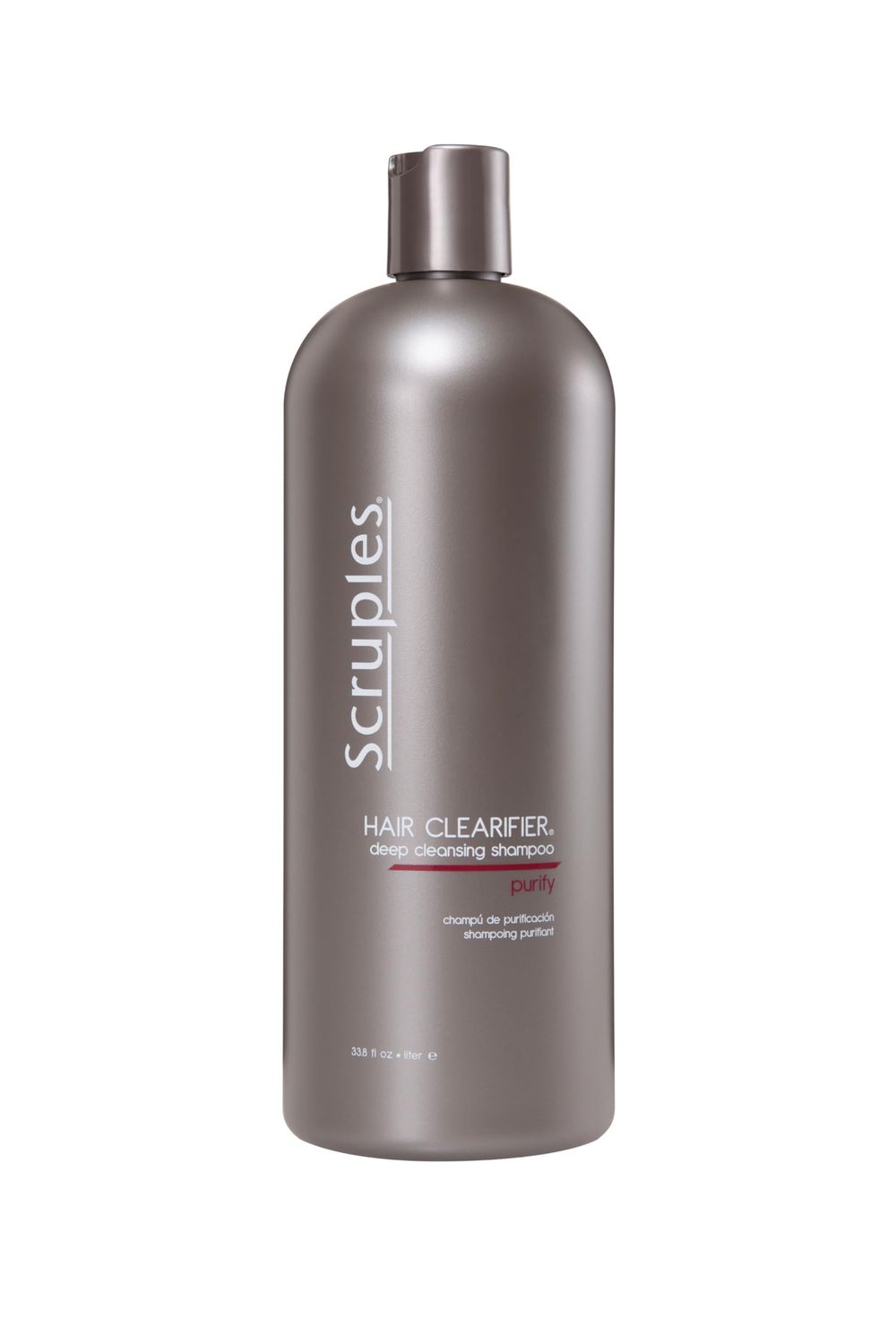 Scruples Hair Clearifier Shampoo - Professional Grade Deep Cleansing Shampoo - Clarifying Agents Remove Metals, Minerals and Chlorine - Detox and Vitality Boosting for All Hair Types (33.8 oz)