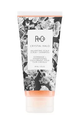 RCo Crystal Halo Balancing Scalp Scrub Shampoo Purifies Cleanses Balances Vegan Cruelty-Free 3 Oz