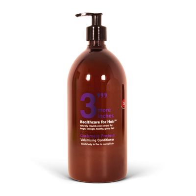 3&#39;&#39;&#39;More Inches Cashmere Protein Volumizing Conditioner 1000ml - Fine, Thin Hair Treatment - For Thicker, Fuller Root Lifting Results - Coconut Oil, Silicone Free - Hair Care by Michael Van Clarke