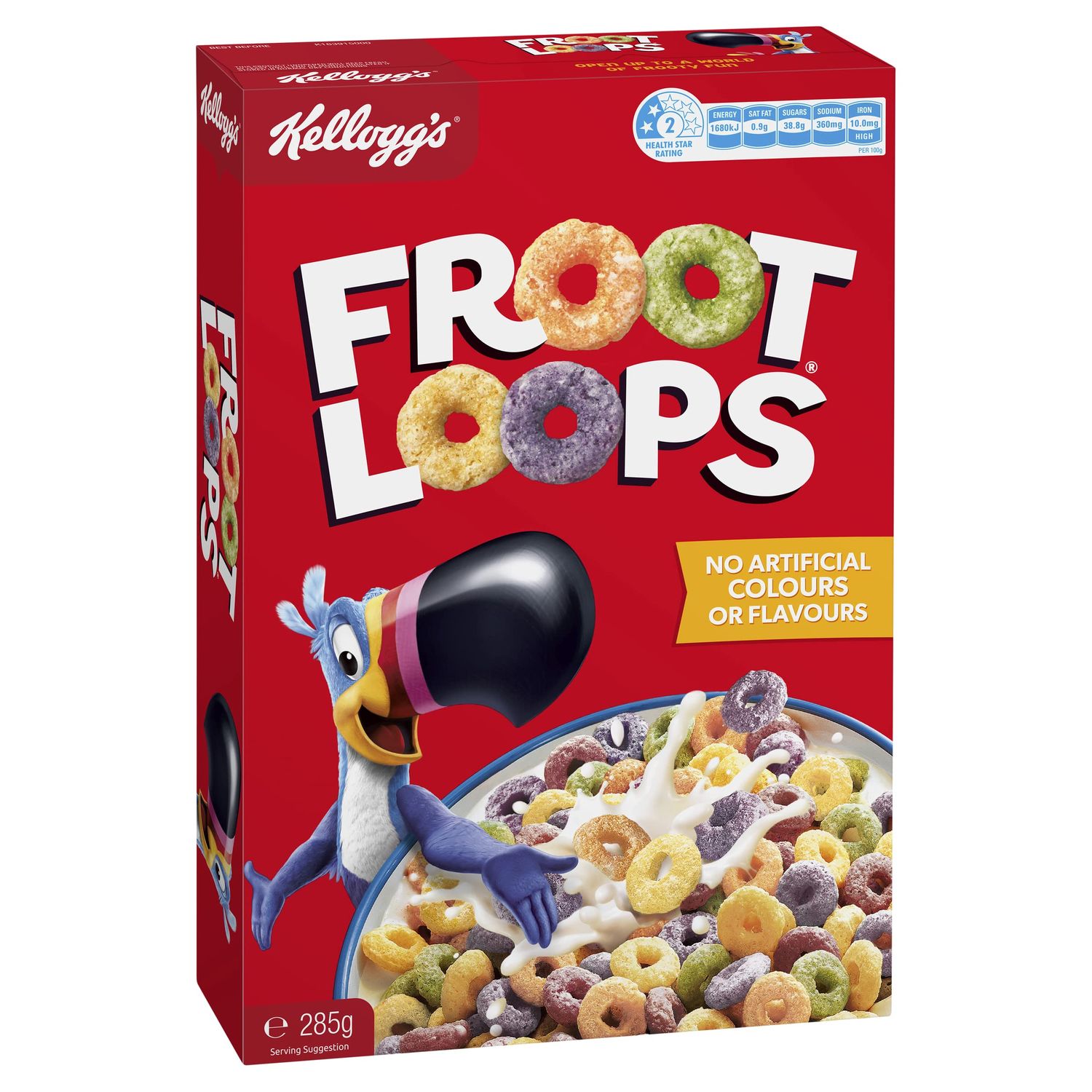 Kellogg&#39;s Fruit Loops 285gm