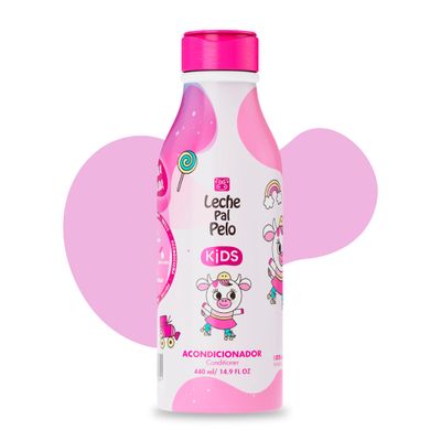 Leche Pal Pelo Kids Conditioner - Gentle Detangling, Moisturizing with Vitamin E, Oils for Kids&#39; Hair. Strengthens, Prevents Breakage. Paraben-Free. 14.9 fl. oz.