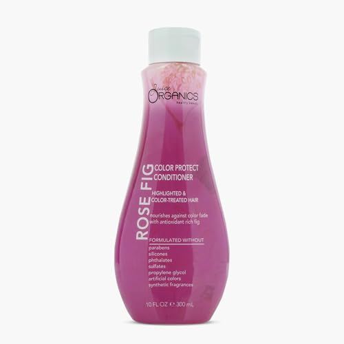 Juice Beauty Rose Fig Color Protect Conditioner - 300 mL - Boosts Shine Enhances Volume - For Highlighted Color-Treated Hair - Vegan, Cruelty Free