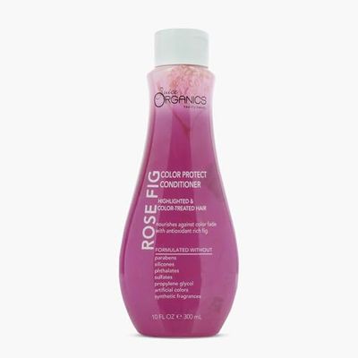 Juice Beauty Rose Fig Color Protect Conditioner - 300 mL - Boosts Shine Enhances Volume - For Highlighted Color-Treated Hair - Vegan, Cruelty Free