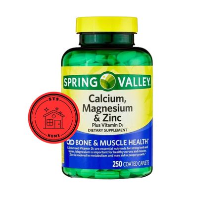 Calcium Magnesium Zinc with Vitamin D3 Calcium Supplement Calcium Magnesium Zinc Calcium 600 mg with vitamin D3 Calcium Magnesium Supplement STS Sticker.