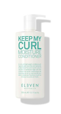 ELEVEN AUSTRALIA Keep My Curl Moisture Conditioner Hydrating, For Curly and Wavy Hair, Enhances Curl Definition, Reduces Frizz, and Adds Shine, Sulfate-Free, Lightweight Formula - 10.1 Fl Oz