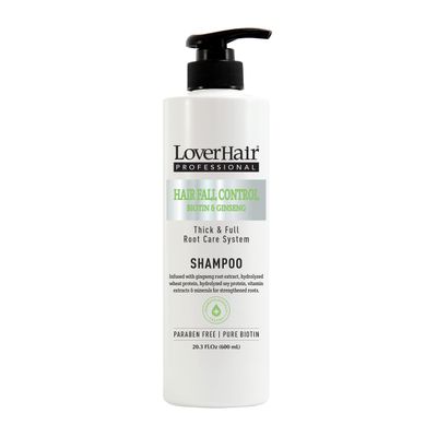 LoverHair Professional Hair Fall Control Shampoo 20.3 fl oz (600ml)
