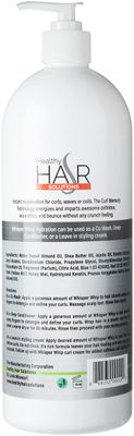 Whisper Whip-Leave in, Co-Wash Moisturizer Detangler, and Deep Conditioner, Sulfate Free, 100 Keratin Based, For all hair types 32 oz. bonus size