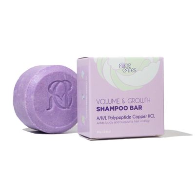Alice Cares Volume Growth Shampoo Bar - with Apple Cider Vinegar and Peppermint Oil - Boosts Body and Hair Fullness.