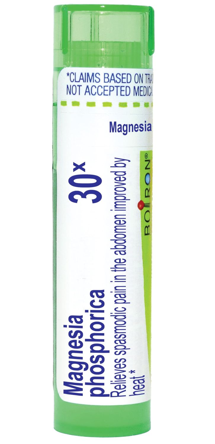 Boiron Magnesia Phosphorica 30X for Spasmodic Pain in The Abdomen - 80 Pellets