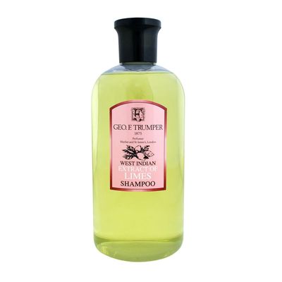 The Driving Sleeve West Indian Extract of Limes Shampoo Geo. F. Trumper 500 ml including Pump top dispenser