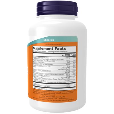 NOW Supplements, Cal-Mag Stress Formula with B-Complex and Vitamin C, 100 Tablets
