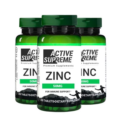 3 Pack Zinc Citrate 50 mg - Supplement to Support Immune System Reproductive Health