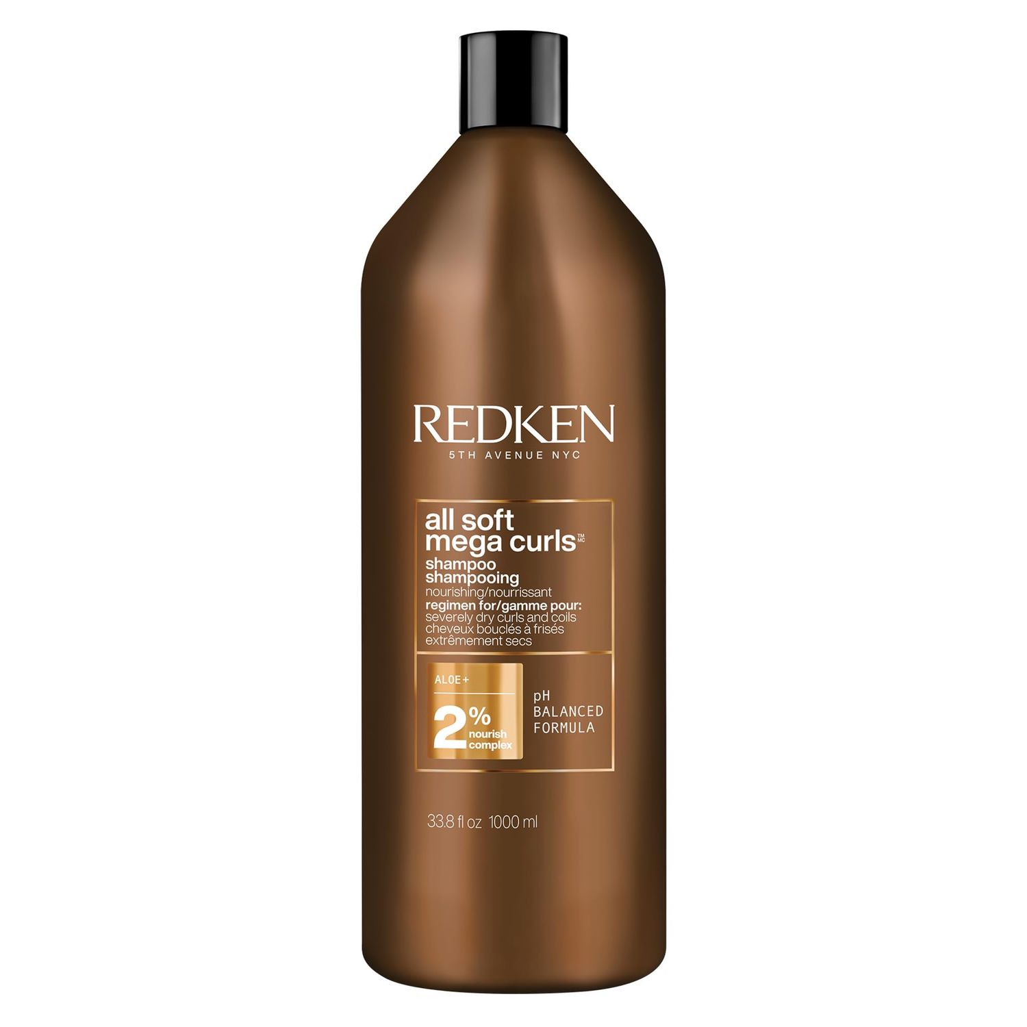 Redken All Soft Mega Curls Shampoo For Extremely Dry Hair Sulfate Free Shampoo For Curly Coily Hair Nourishes Softens Severely Dry Hair With Aloe Vera