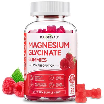 NEOGLI Magnesium Glycinate Gummies with MSM Elderberry Extra Strength, Joint Support Supplement, Flexibility Joint Health Supplement for Women Men, 60Ct