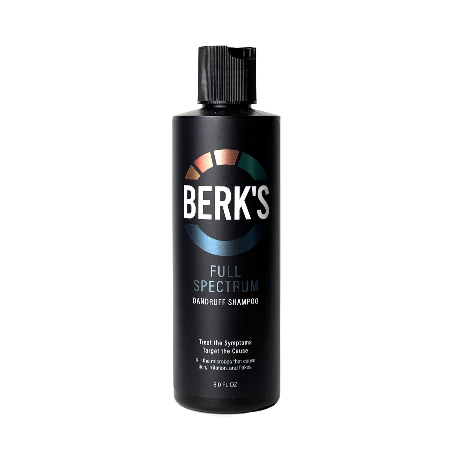 Berk&#39;s Full Spectrum Dandruff Shampoo with Coal Tar, Salicylic Acid, and Sulfur, 8 Fl Oz