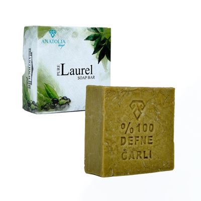 Aleppo Soap, 5 oz 100 Pure Laurel Oil Shampoo Bar for Dry Hair Hair Growth Organic Handmade Natural Castile Soap for Women Men