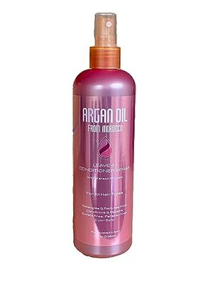 Argan Oil from Morocco Leave-In Conditioner Spray with Keratin Silk Protein, 13 fl.oz. (384 ml)
