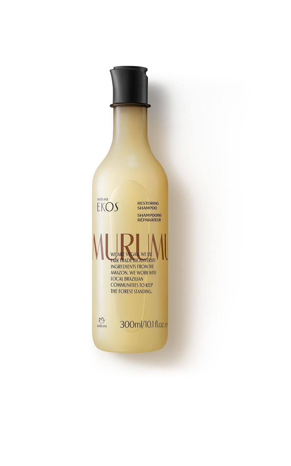 natura Ekos Murumuru Hair Anti-Damage Shampoo - Combat Damage and Dryness - Vegan Hair Care - 10.1 fl oz (300ml)